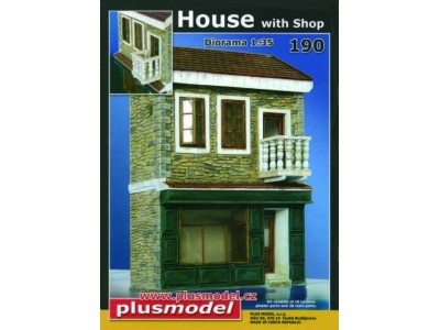 Haus mit Shop