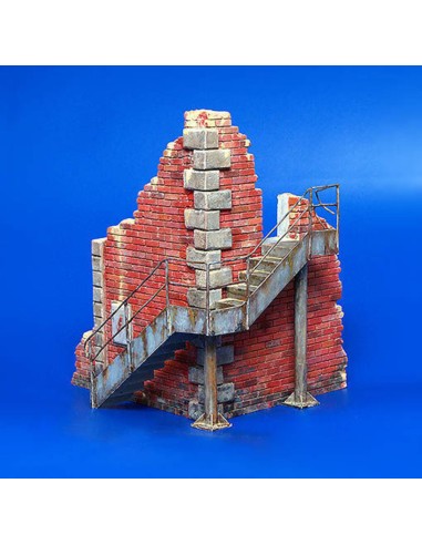 Fabrikecke mit Treppe
