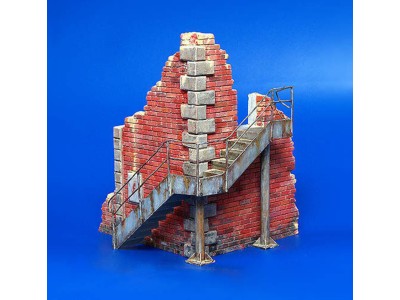 Fabrikecke mit Treppe