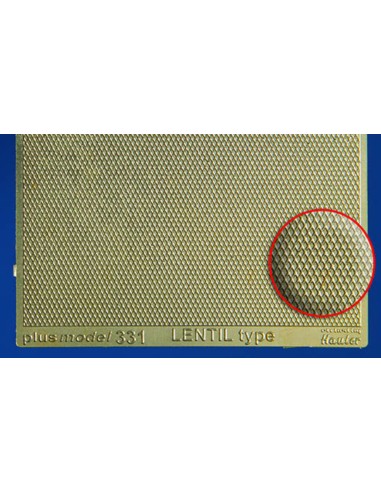 Lentil Type Engraved Plate