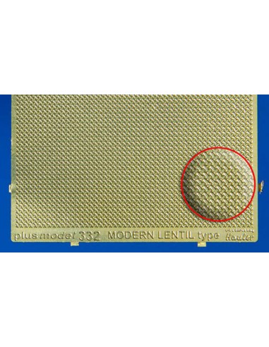 Modern Lentil Engraved Plate