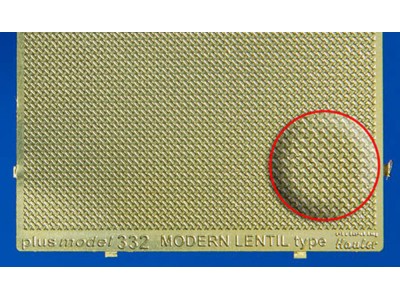 Modern Lentil Engraved Plate