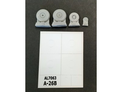 A-26B Invader wheels