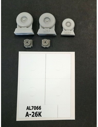 A-26K Invader wheels