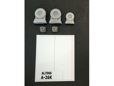 A-26K Invader wheels