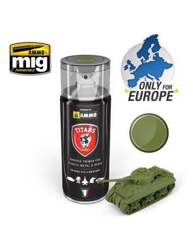 TITANS HOBBY Military Green Matt Primer