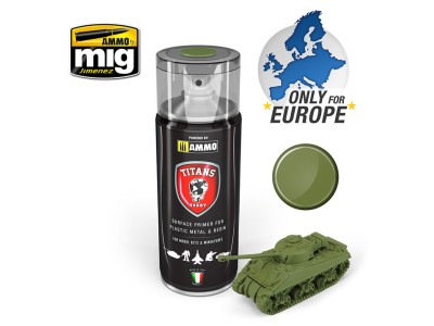 TITANS HOBBY Military Green Matt Primer