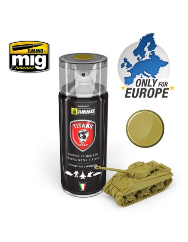 TITANS HOBBY Desert Yellow Matt Primer
