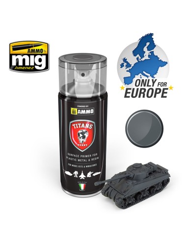 TITANS HOBBY Panzergrau Matt Primer (German...