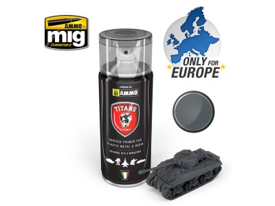 TITANS HOBBY Panzergrau Matt Primer (German Dark Grey)