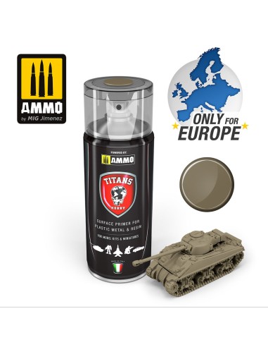 TITANS HOBBY Wooden Deck Matt Primer