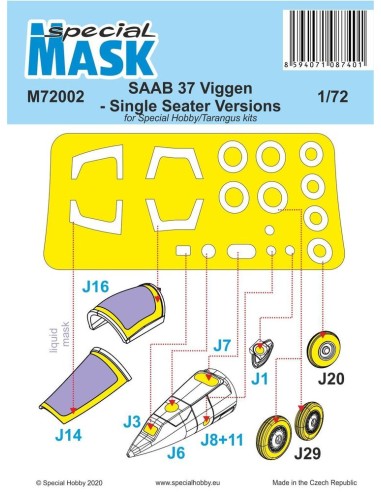 SAAB 37 Viggen Single Seater Mask