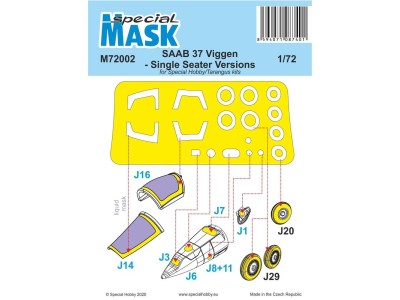 SAAB 37 Viggen Single Seater Mask