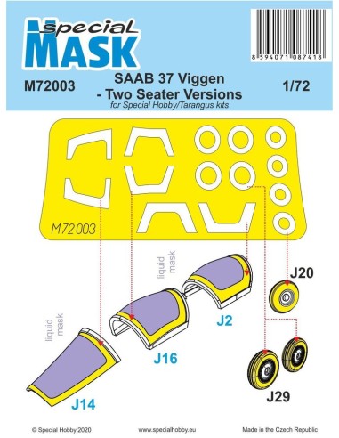 SAAB 37 Viggen Two Seater Mask