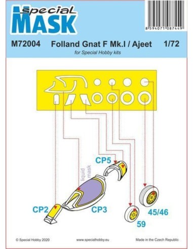 Folland Gnat/Ajeet Mask