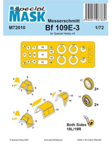 Messerschmitt Bf 109E-1/3 Mask