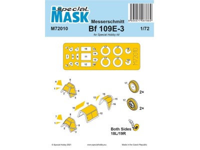 Messerschmitt Bf 109E-1/3 Mask