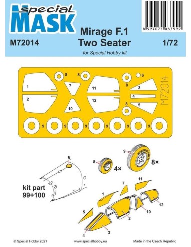 Mirage F.1 Two Seater Mask