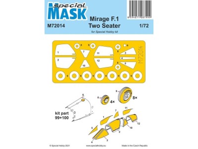 Mirage F.1 Two Seater Mask