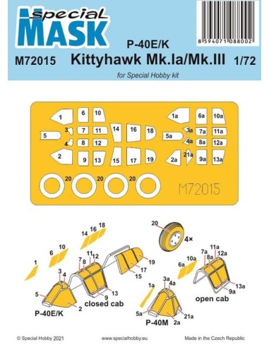 P-40E/K/Kittyhawk Mk.Ia/Mk.III Mask
