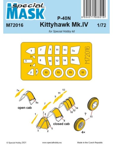 P-40N/Kittyhawk Mk.IV Mask