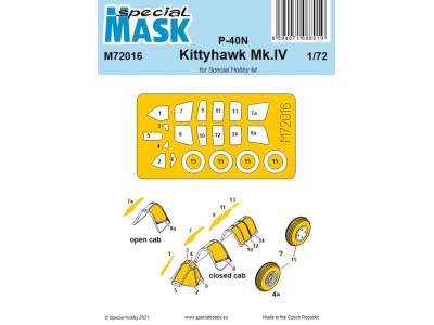 P-40N/Kittyhawk Mk.IV Mask