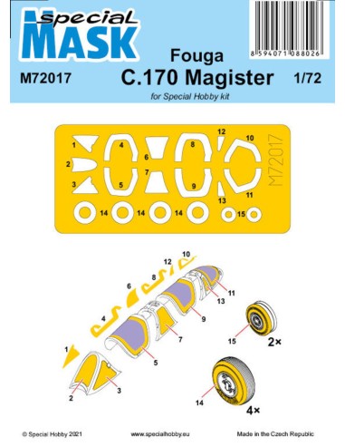 Fouga C.170 Magister Mask
