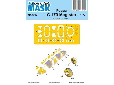 Fouga C.170 Magister Mask
