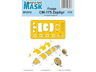 Fouga CM-175 Zephyr Mask