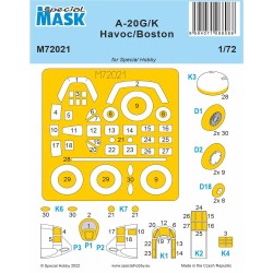 A-20G/K Havoc/Boston MASK 1/72