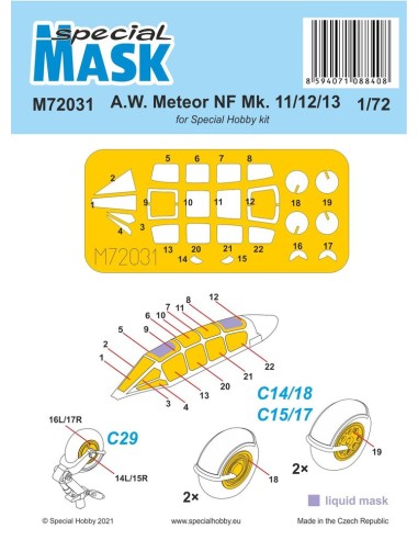 A.W. Meteor NF Mk.11/12/13 MASK