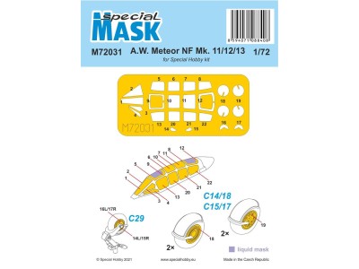A.W. Meteor NF Mk.11/12/13 MASK