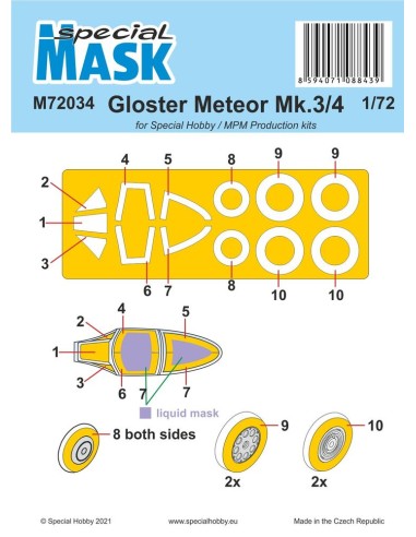 Gloster Meteor Mk.3/4 MASK