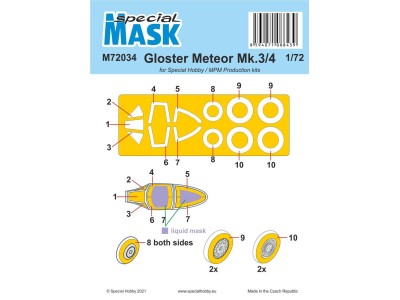 Gloster Meteor Mk.3/4 MASK