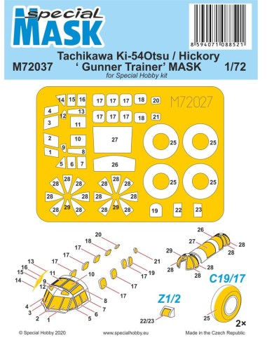 Tachikawa Ki-54Otsu / Hickory Gunner Trainer MASK