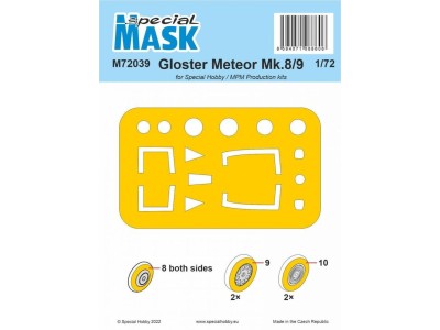 Gloster Meteor Mk.8/9 MASK 1/72
