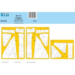 SK-37 Viggen (Two Seater) Splinter Camo MASK