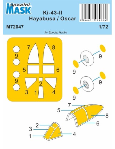 Ki-43-II Hayabusa MASK 1/72