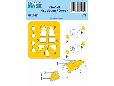 Ki-43-II Hayabusa MASK 1/72