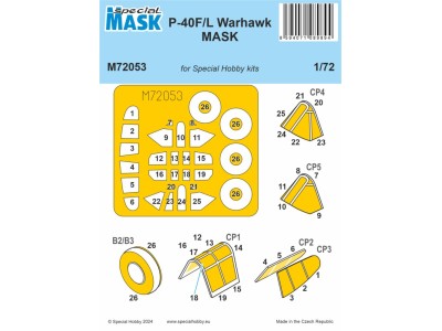 P-40F/L Warhawk MASK