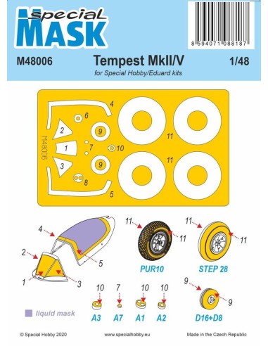 Tempest Mk.II/V Mask
