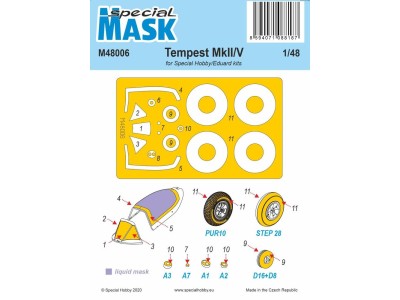Tempest Mk.II/V Mask