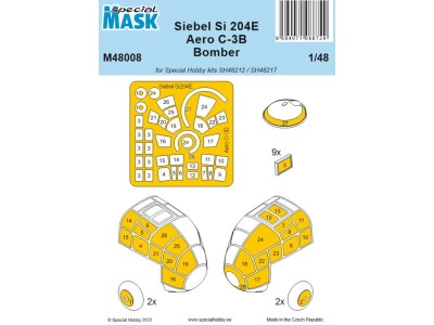 Siebel Si 204E/Aero C-3B Bomber MASK