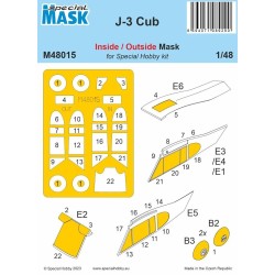 J-3 Cub MASK 1/48