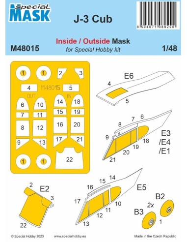 J-3 Cub MASK 1/48