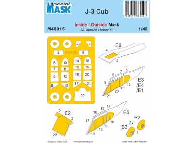 J-3 Cub MASK 1/48