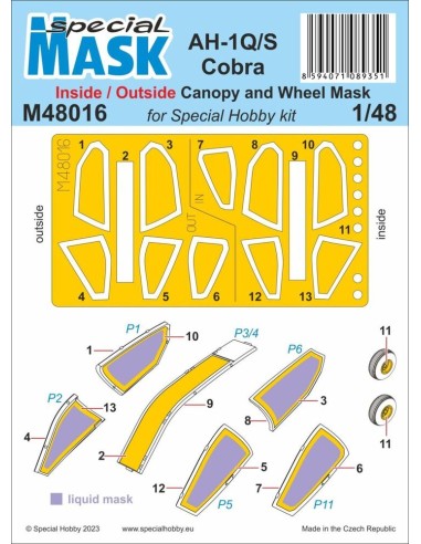 AH-1Q/S Cobra MASK 1/48