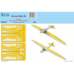 Grunau Baby IIB Mask Canopy, Fabric Flying / Control...