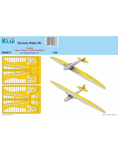 Grunau Baby IIB Mask Canopy, Fabric Flying /...