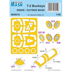 T-2 Buckeye Inside/Otside MASK 1/48